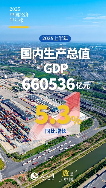 出彩速配 【数读中国】10组数据速览2025中国经济半年报
