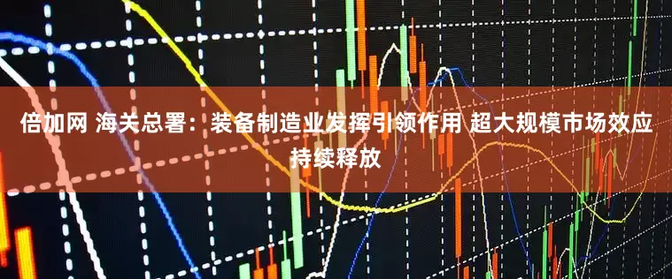 倍加网 海关总署：装备制造业发挥引领作用 超大规模市场效应持续释放